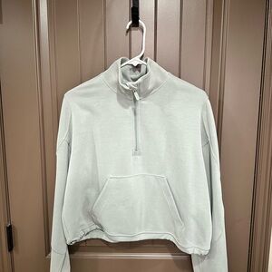 lululemon athletica Light Gray Cowl Neck Sweater